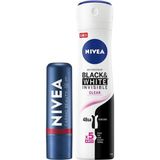 Esmo Home Kadın Sprey Deodorant & Invisible Clear 150ML,KIRMIZI Renkli Dudak Bakım Kremi,nemlendirme - Option-1