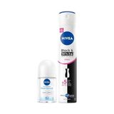 Esmo Home Kadın Sprey Deodorant & Invisible Clear 200ML ve Mini Roll-On 25ML, Avantajlı Paket - Option-1
