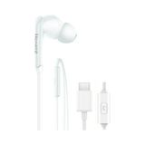 Esmo Home Kalın Silikon Kablolu Type C Kulaklık Tüm Typec Çıkışlı Cihazlara Uyumlu Tak Çalıştır Tak Kullan Bluetooth Gerekmez Mükemel Ses Bass Tiz Mikrofon Aaa Kalite !!! TC21 Beyaz - Option-1