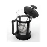 Esmo Home Kanji 350 ml Cam French Press – Isıya Dayanıklı Cam, Paslanmaz Çelik Filtreli, Siyah Renkli Kahve ve Bitki Çayı Demliği - Option-1 - 001-Renkli