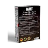 Esmo Home Kanji Kahve Filtre Kağıdı No:2 (1x2) 80'li + Klipsli Çay Kahve Ölçü Kaşığı | Beyaz Demleme Seti | Ağartılmamış Doğal Kağıt | 1-6 Fincan Uyumlu - Option-1