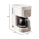 Esmo Home Karaca Just Coffee Aroma 2 In 1 Filtre Kahve ve Çay Demleme Makinesi Latte - Acı Kahve