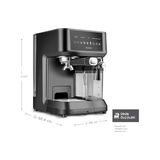 Esmo Home Karaca Mycaffe Barista S10 Entegre Süt Hazneli, Espresso, Latte ve Cappuccino Makinesi Matte Black