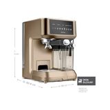 Esmo Home Karaca Mycaffe Barista S10 Entegre Süt Hazneli, Espresso, Latte ve Cappuccino Makinesi Walnut Brown - Acı Kahve