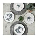 Esmo Home Keramika Black Shadow Nordic Pasta Tabağı 22 cm 4 Adet 22981-82 - Option-1