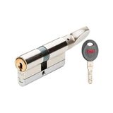 Esmo Home Kilit Tüpten Şifreli Mandal Topuzlu Silindir 68MM 26 ve 10 ve 32 5 Anahtarlı Kumlu Nikel Blisterli - 001-Renkli - Option-1