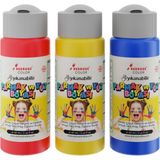 Esmo Home Kırmızı-Mavi-Sarı Parmak Boyası 3'lü Set 3X60ML - -- - Option-1