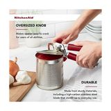 Esmo Home Kitchenaid Klasik Çok Işlevli Konserve Açacağı, 21 Cm, Empire Red - 1BW-Beyaz