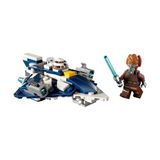 Esmo Home : Klon Savaşları Plo Koon'un Jedi Starfighter Mikro Savaşçısı 75400-6 Yaş ve Üzeri Çocuklar Için Minifigür Kokpiti ve 2 Mermi Atıcı Içeren Yaratıcı Oyuncak Yapım Seti (89 Parça) - Option-1
