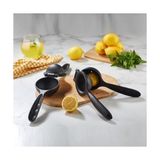 Esmo Home Kocapazar Döküm Limon Sıkacağı 24 cm – Büyük Boy Metal Limon Presi – Dayanıklı Siyah Narenciye Sıkacağı - 1BW-Beyaz