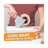 Esmo Home Koli Bandı Şeffaf, 45MM x 100 Metre 2'li Paket (Hotmelt) - Option-1 - 0 - Siyah - 1 Adet