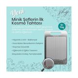Esmo Home Küçük Boy 304 Paslanmaz Çelik Kesme Tahtası, Kaymaz, Hijyenik, 20X30 cm - Ahşap