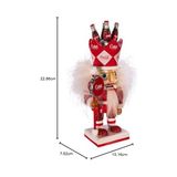 Esmo Home Kurt S. Adler Coca-Cola Fındıkkıran - Coca-Cola Karakterli - 20 cm - Çok Renkli - Ahşap