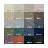 Esmo Home Latuda Premium Koltuk Örtüsü 175X215 Gramajlı Şönil | Kanepe Örtüsü | Kaymaz - 301 - Siyah - Option-1