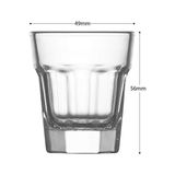 Esmo Home Lav, Aras 6'lı Likör Bardağı, Aras, ARA209F45 Cc, Şeffaf - Option-1 - 0 - Siyah