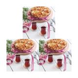 Esmo Home Lav Duru 6'lı Çay Bardağı 3lü Paket - Option-1 - 0 - Siyah