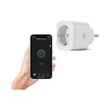 Esmo Home LED Wi-Fi Akıllı Priz Uzaktan Telefonla Kontrol Edilebilir 16 Amper Beyaz|, Asistant, Amazon Alexa Uyumlu (1) - 1 Adet - Ahşap