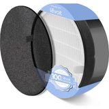 Esmo Home Levoit Hava Temizleyici LV-H132 Yedek Filtre, Çok Etkili Hepa ve Aktif Karbon Filtresi Seti, LV-H132-RF - 100 cm