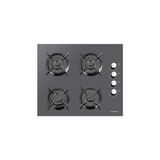 Esmo Home Luxell 40-Tahdf Opall Siyah Cam Ankastre Ocak - 1BW-Beyaz
