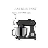 Esmo Home M122 Plus Easy Chef Dc Motor Stand Mikser Çift Başlıklı Hoparlör Özellikli Siyah - 1BW-Beyaz
