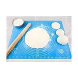 Esmo Home Mavi Silikon Hamur Açma Matı, 40X50 Cm, Ölçülü, Kaydırmaz, Yapışmaz - Option-1 - 001-Renkli