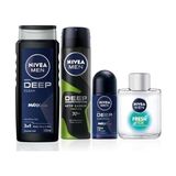 Esmo Home Men Erkek Çeyiz Bohçası, Duş Jeli 500ML, Tıraş Sonrası Losyon, Sprey Deodorant, Roll-On, Ter Karşıtı - Option-1