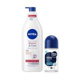 Esmo Home Men Erkek Roll-On Deodorant Derma Control Defend 50ML ve Repair&care Nemlendirici Vücut Losyonu - Option-1
