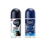 Esmo Home Men Erkek Roll On Deodorant Fresh 50 ml X2 + Men Erkek Roll On Deodorant & Invisible Fresh 48 Saat Anti-Perspirant Koruma 50 ml - Option-1