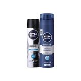 Esmo Home Men Erkek Sprey Deodorant & Invisible Fresh 48 Saat Anti-Perspirant Koruma 150ML ve Men Protect&care Tıraş Jeli 200ML, Kuru Ciltler Için, Pürüzsüz Tıraş - Option-1