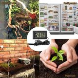 Esmo Home Mini Isı ve Nem Ölçer Termometre Higrometre Prob Kuluçka Siyah - 02Y-Yeşil
