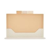 Esmo Home Moi Coffy 4 Parça Plastik Kesme Tahtası Seti + Stand – Renkli, Hijyenik, Kaymaz 3 Adet Gıda Hazırlama Tahtası – 31X20 cm Sebze Et Balık Kesim Tahtası – Mutfak Düzenleyici Organizer - Ahşap