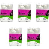 Esmo Home Naksan Arma Şeffaf Naylon 4 Lük 28X45 Cm. Bakkaliye Poşeti Torbası - 1 Kg. - Ort. 115 Adet - 5 Paket - Option-1