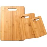 Esmo Home Orret Home Bambu Kesme Tahtası, Çok Amaçlı Doğrama Tahtası, Et, Ekmek, Balık, Sebze ve Meyve Için Kesim Panosu, Yıkanabilir ve Dayanıklı Mutfak Aksesuarı (22X32 Cm) - Ahşap