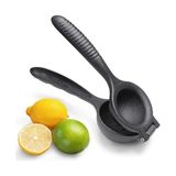 Esmo Home Orret Home Döküm Limon Sıkacağı Limon Presi Büyük Boy 24CM, Siyah Metal Limon Sıkacağı, Döküm Naranciye Sıkacağı - 1BW-Beyaz
