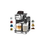 Esmo Home Ox-Pro2 Espresso Kahve Makinesi 20 Bar Kapsül & Öğütülmüş Kahve, Süt Köpürtücü Latte Cappuccino - Option-1