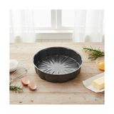 Esmo Home Papilla Nirvana 27 cm Portakal Kek Kalıbı - Siyah Kırçıl Granit Görünümlü Yanmaz Yapışmaz Yuvarlak Fırın ve Tart Kalıbı (6 cm Derinlik) - Option-1 - 001
