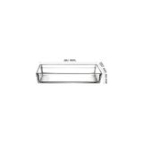 Esmo Home PAŞABAHÇE-59334 Premium Borcam Tepsi (NOCOLOR-A474B6C2) - 10 cm - 001-Renkli