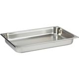 Esmo Home Paslanmaz Çelik Gastronom/gastronorm Küvet Gn 1/1-65 (53 x 32,5 x 6,5 Cm) - Ahşap - Option-1