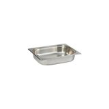 Esmo Home Paslanmaz Çelik Gastronom/gastronorm Küvet Gn 1/2-65 (32,5 x 26,5 x 6,5 Cm) - Ahşap - Option-1
