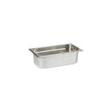Esmo Home Paslanmaz Çelik Gastronom/gastronorm Küvet Gn 1/3-100 (32,5 x 17,6 x 10 Cm) - Ahşap - Option-1