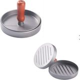 Esmo Home Paslanmaz Çelik Hamburger Köfte Presi - Ev Tipi Pratik Köfte ve Burger Şekillendirici Kalıp - 1BW-Beyaz