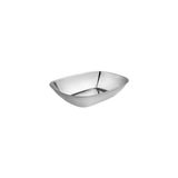 Esmo Home Paslanmaz Çelik Kayık Tabak Kase, 18/10-304 ÇELIK,14X10 Cm, Gümüş, Çerezlik, Meze ve Salata Sunumu, 1 Adet - Kestane Akaju - Option-1