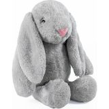 Esmo Home Peluş Tavşan 40 cm Uzun Kulaklı Yumuşak Uyku Arkadaşı, Ponçik Sarkık Kulaklı Doldurulabilir Oyuncak (Gri) - 01-Mavi