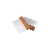 Esmo Home Pembe Ölçülü Hamur Açma Matı 45 x 65 cm ve Paslanmaz Çelik Ahşap Saplı Kesici Kazıyıcı Spatula - Kestane Akaju - Option-1
