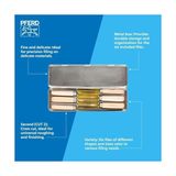 Esmo Home Pferd Anahtar Eğesi Seti 265 K, Metal Kutuda, 6 Törpü, 100 Mm, Ahşap Saplı, 11700265 – Filigran ve Hafif Törpüleme Işleri Için Geniş Bir Bant Genişliği Için Uygundur - Option-1