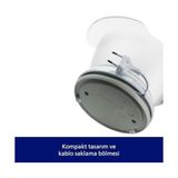 Esmo Home Philips Daily Collection Narenciye Sıkacağı, 25W, 500 ml Meyve Suyu Sürahisi, Otomatik Yön Değiştirme, Kablo Saklama, HR2738/00 - 1BW-Beyaz