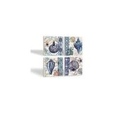 Esmo Home Pinecone Deniz Kabuğu Taş Bardak Altlığı Seti - 4 Parça - Dekoratif, Rustik Mutfak Aksesuarı, 10X10 Cm, Kaydırmaz Tabanlı, Şık ve Dayanıklı SC112 - Kestane Akaju - Option-1