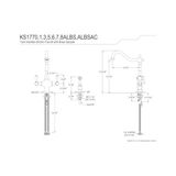 Esmo Home Pirinç KS1778ALBS Mutfak Musluk Pirinç Spray, 8 – 1/4-Inç, Saten Nikel - Ahşap - Option-1