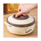 Esmo Home Porsima 3149 1000 ml Yemek Termosu - Sızdırmaz Kilitlenebilir Kapak Paslanmaz Çelik Sefer Tası - Krem - 0 Siyah - Option-1