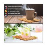 Esmo Home Promosyonca Bambu Nihale, Farklı Seçeneklerde (Palet Nihale) - 1BW-Beyaz